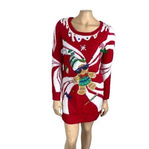 33 Degrees NWT Ugly Christmas Sweater Dress Medium